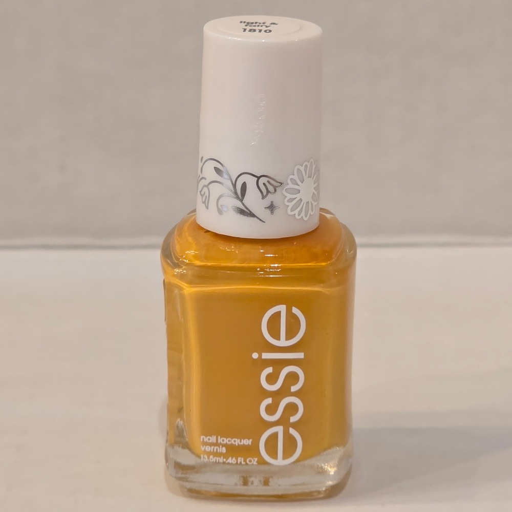 Essie Nail Lacquer Light & Fairy 1810 Mustard Yellow Glossy Polish 0.46oz